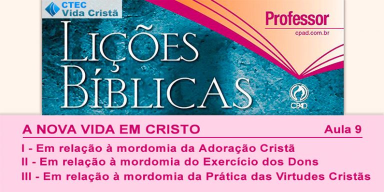 A nova vida em Cristo