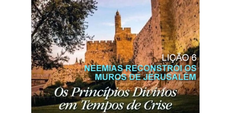 Neemias reconstroi os muros de Jerusalém