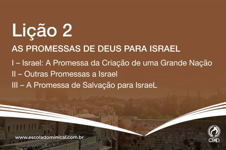 As promessas de Deus para Israel